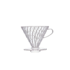 HARIO V60 POUR OVER DRIPPER - CLEAR PLASTIC