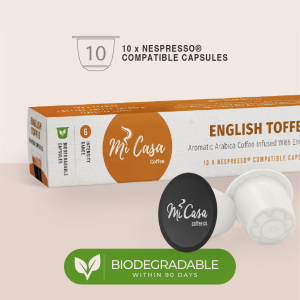 Mi Casa Coffee English Toffee Pods